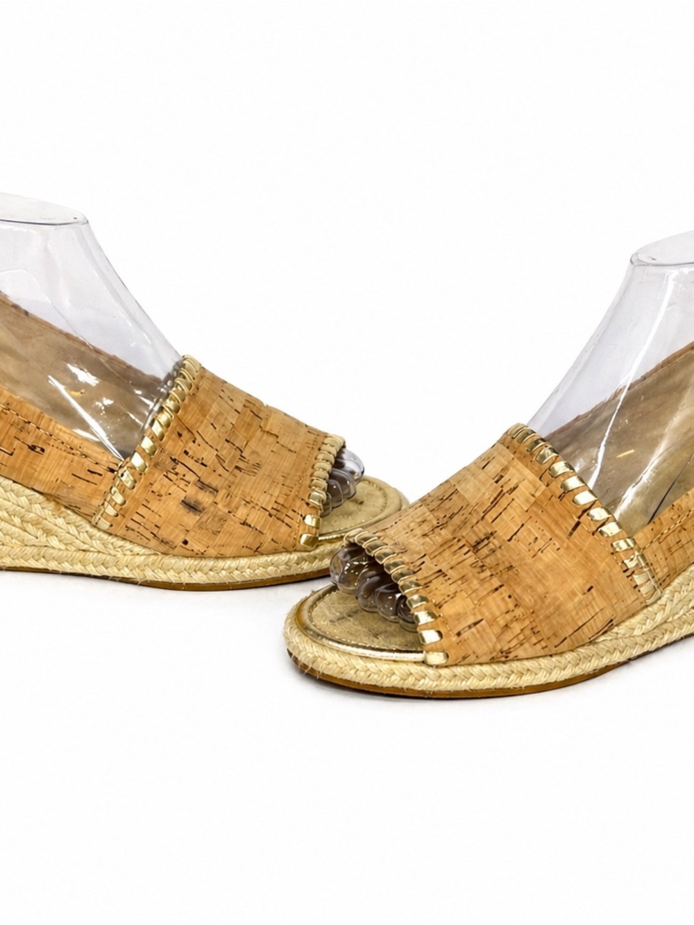 Jack Rogers Cork Slide Sandals with Gold Insole - Picture 2 of 4